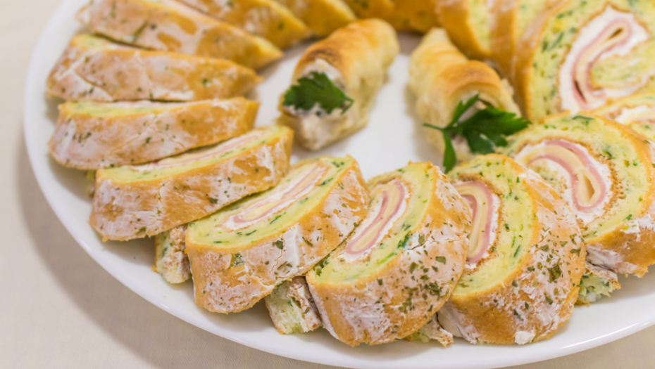 Hladno predjelo: Rolat sa spanaćem i nadevom