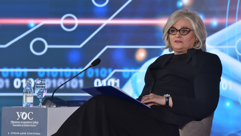 Jorgovanka Tabaković na 5. srpskim danima osiguranja poručila: Osiguranja rastu, porez treba plaćati u Srbiji