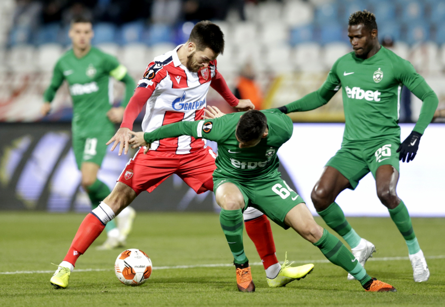ZVEZDA PONOVO BOLJA OD LUDOGORECA Presudila bomba Ivanića, sekunde delile crveno-bele od proleća u Ligi Evrope (FOTO, VIDEO)