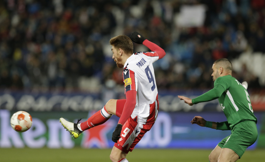 ZVEZDA PONOVO BOLJA OD LUDOGORECA Presudila bomba Ivanića, sekunde delile crveno-bele od proleća u Ligi Evrope (FOTO, VIDEO)