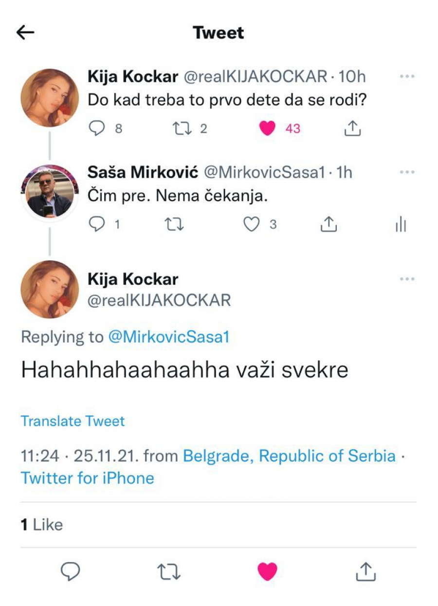 KIJA NAJAVILA DETE I UDAJU? Evo koga pevačica naziva svekrom, svi ga dobro znate!