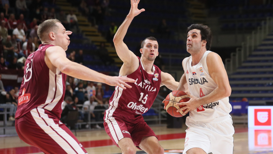 SRBIJA SLAVILA U INFARKT ZAVRŠNICI! "Orlovi" na Pešićevom debiju u spektakularnom meču slomili Letonce!