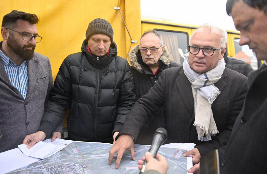 ZAMENIK GRADONAČELNIKA NA RADOVIMA U BATAJNICI Gradimo obilaznicu za građane Šangaja