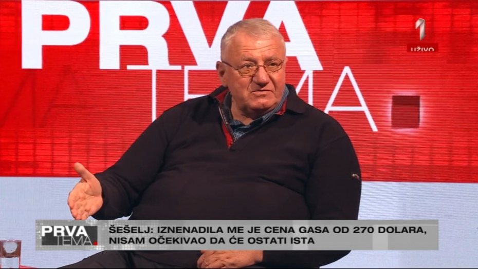 ŠEŠELJ O PUTINOVOJ CENI GASA ZA SRBIJU Jedna stvar je još bitnija, a zbog nje će biti narogušeni na Zapadu i još će nas više napadati, ali šta nas briga