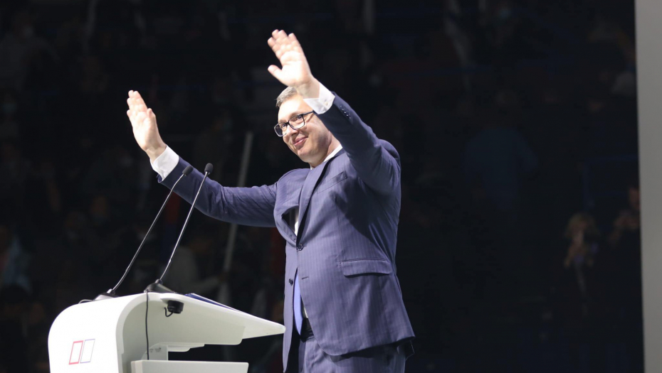 VUČIĆEV GOVOR U ARENI Od vas tražim samo jedno!