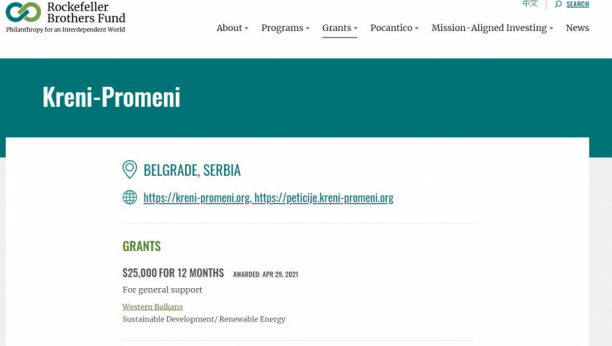 SAD JE SVE JASNO! Rokfelerov fond dao ogromne pare đilasovcima koji su juče hteli da zaustave i sruše Srbiju!