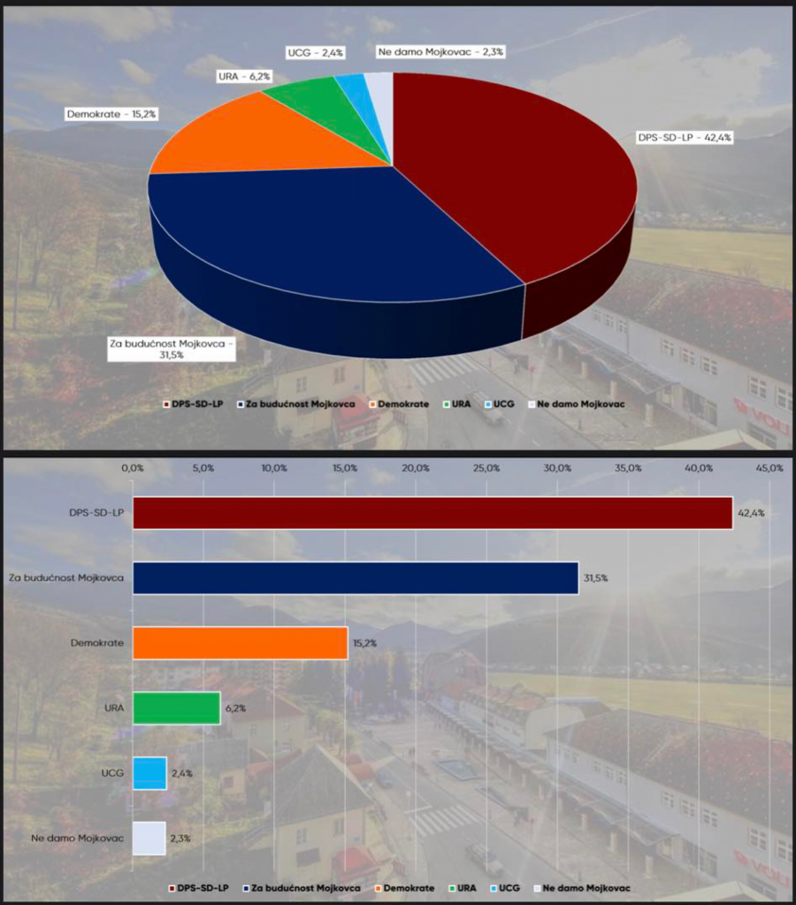 Rezultati istraživanja o izborima u Mojkovcu (FOTO)