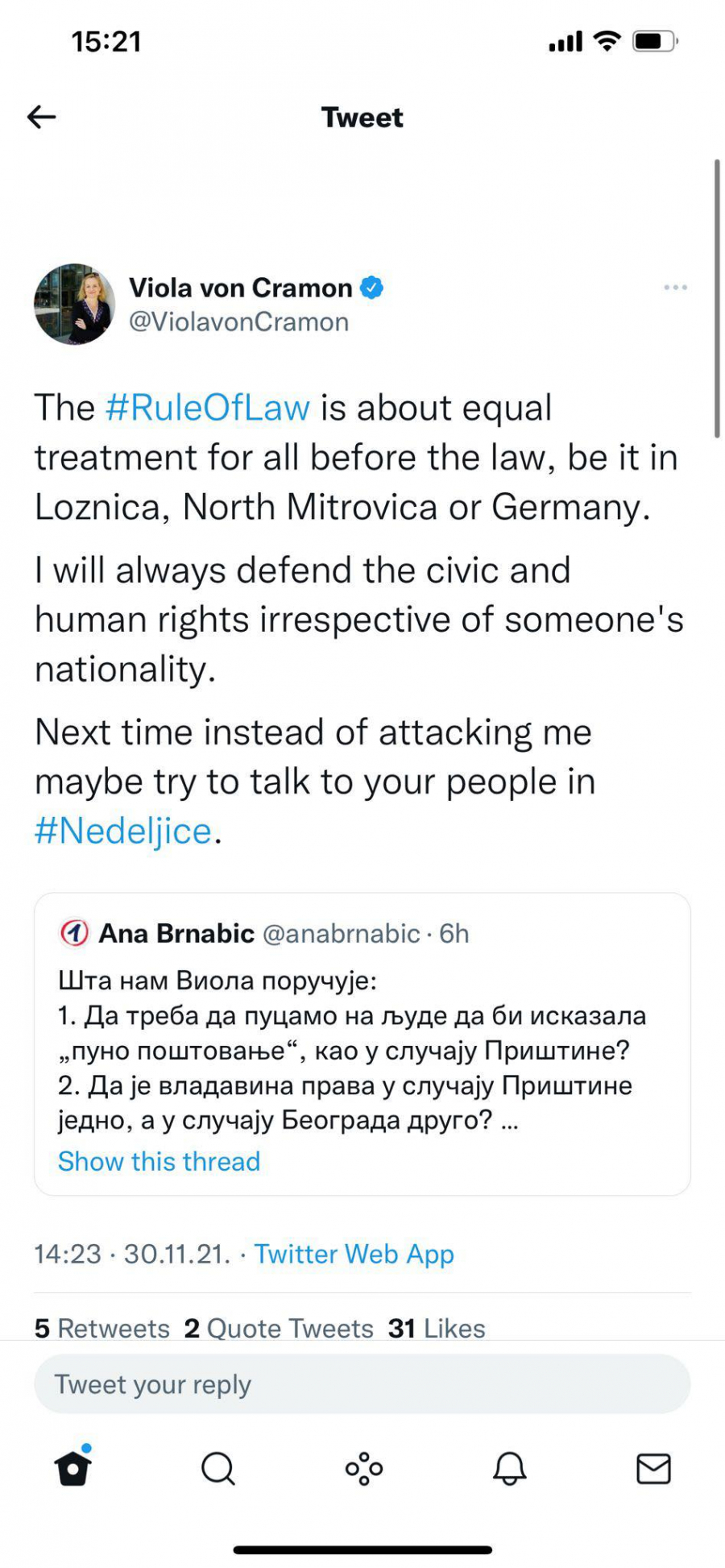VIOLA, PRVO SREDI SVOJE DVORIŠTE Rasulo u Nemačkoj, puštaju vodene topove i besne pse na ljude, a u Srbiji potpuno obrnuto! Na protestima rade šta hoće, Kramonova ipak ima nešto da doda