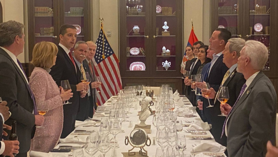Haradinaj: Kongresmeni na večeri kod srpskog ambasadora, a naš komunistički premijer ponosan na smanjenje troškova