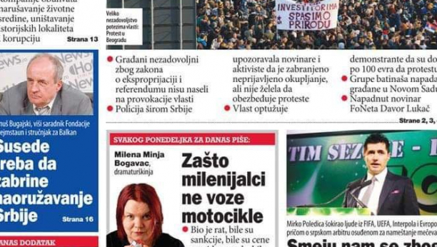 ĐILAS HOĆE UNAZAĐENU SRBIJU Preko svojih novina vodi jezivu kampanju!