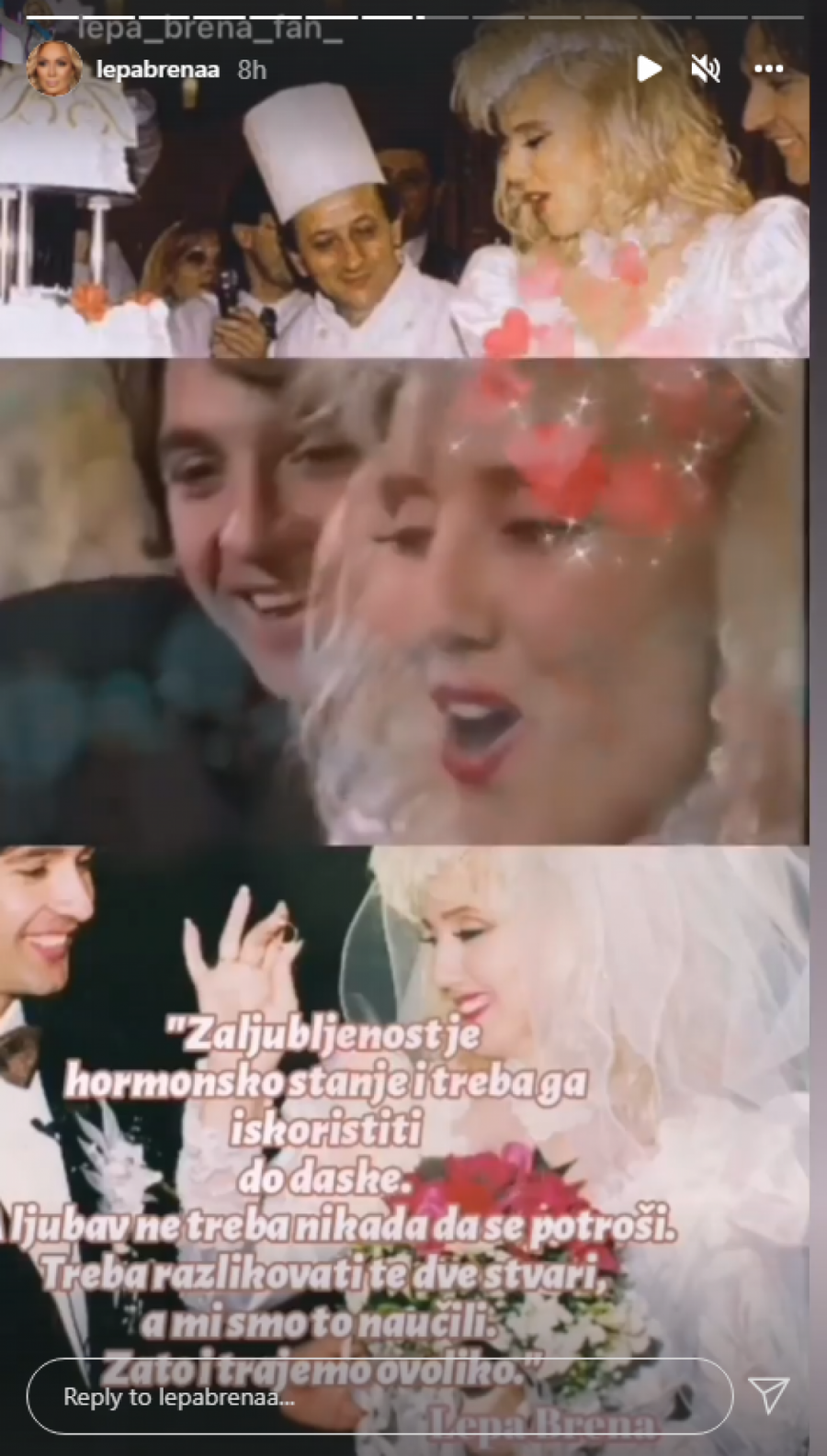 BRENA I BOBA SLAVE 30 GODINA BRAKA Pevačica uz emotivne reči podelila kratak film o njihovoj ljubavi i rasplakala mnoge!