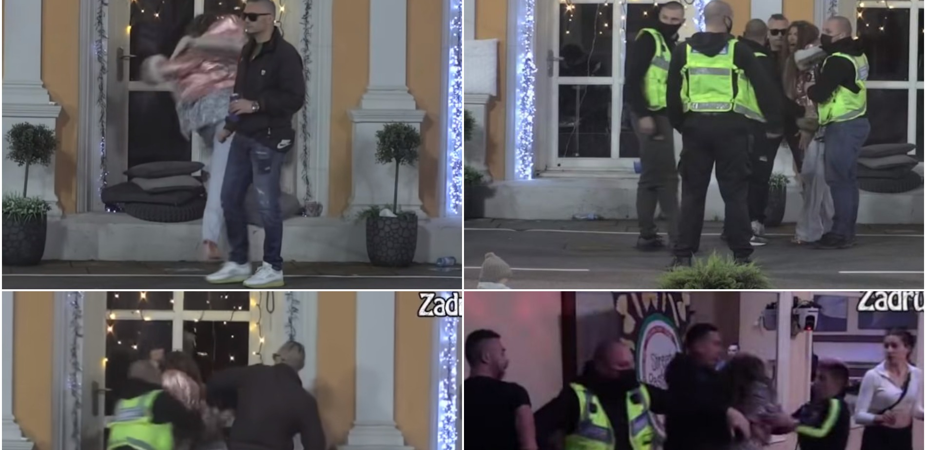 LOMI STAKLO GOLIM RUKAMA! Isplivao jeziv snimak Dalile Dragojević dok pravi haos, krv na sve strane, obezbeđenje ne zna gde će pre! (VIDEO)