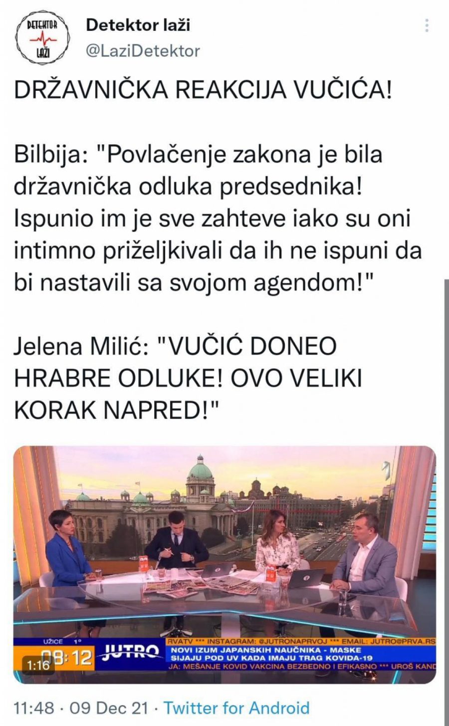VUČIĆ DONEO HRABRE ODLUKE! 