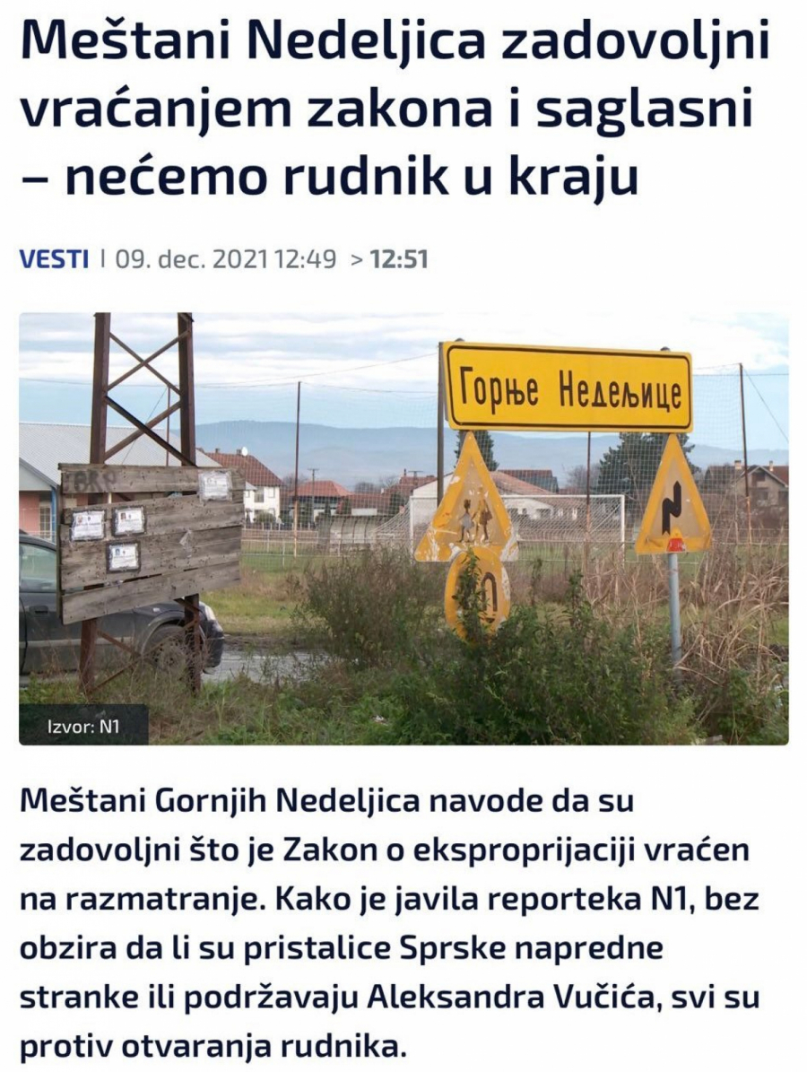 ĐILASOVA TELEVIZIJA MORALA DA PRIZNA: Meštani Nedeljica zadovoljni predsednikovim odlukama! (FOTO)