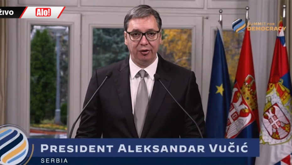 SAMIT ZA DEMOKRATIJU Bajden pozvao predsednika Srbije, Vučić se obratio i privukao pažnju celog sveta (VIDEO)