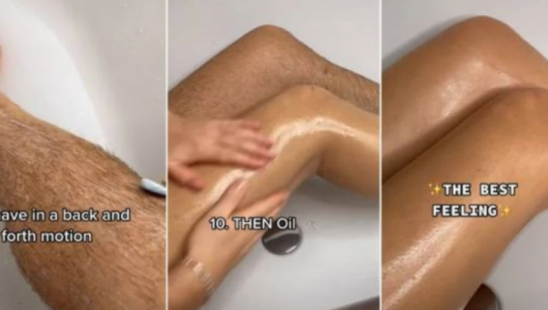 DAME OBRATITE PAŽNJU Tiktokerka otkrila kako da vam noge budu svilenkasto glatke nakon svakog brijanja