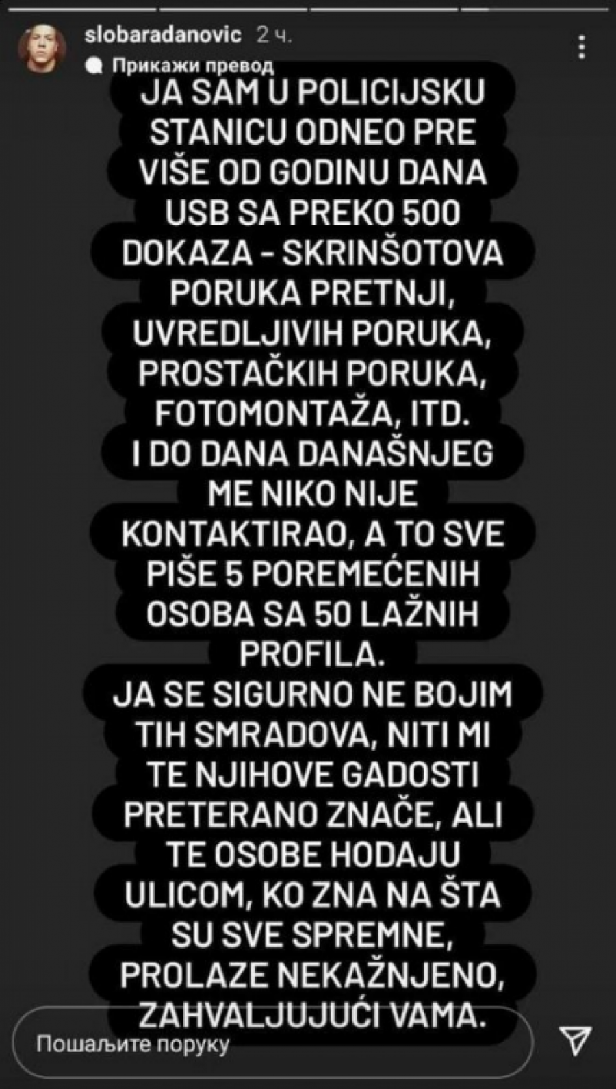 DOŠAO U POLICIJU SA 500 DOKAZA SAJBER NASILJA! Slobodan Radanović se oglasio povodom Kikinog slučaja samoubistva, pevač imao slično iskustvo!