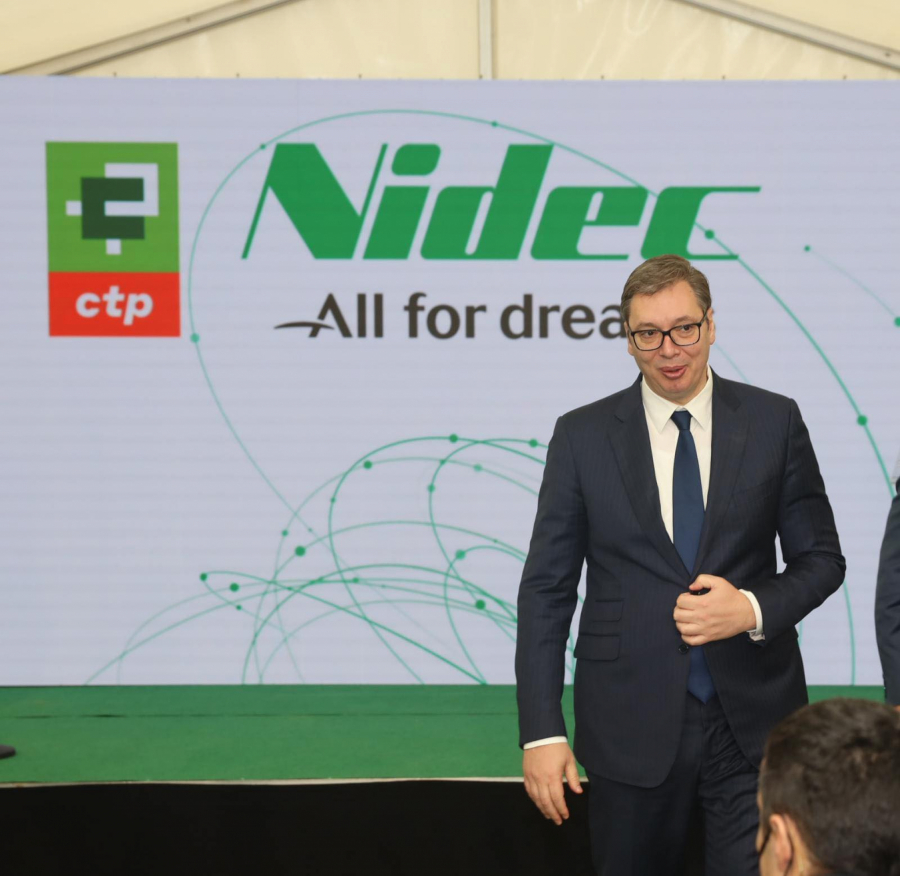 POLOŽEN KAMEN TEMELJAC ZA FABRIKU NIDEK Milijardu evra stiže u Srbiju