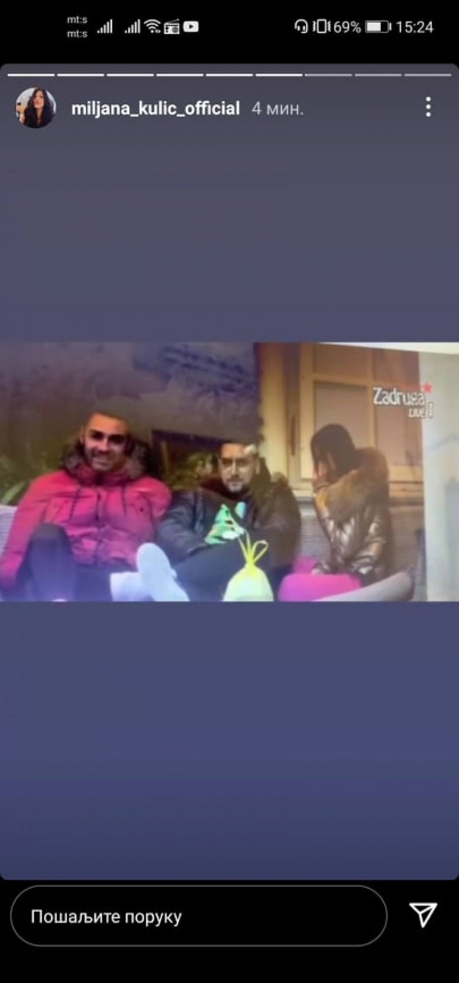 POMNO PRATI SVAKI NJEGOV KORAK Nakon što je Zoli rascepala glavu, Miljana Kulić pokazala da ga gleda uživo,  ratu još uvek nije kraj?