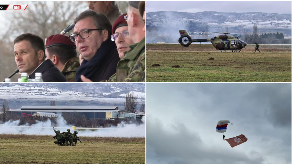 PREDSEDNIK VUČIĆ NA VOJNOJ VEŽBI U NIŠU Bićemo velesila u regionu (FOTO/VIDEO)