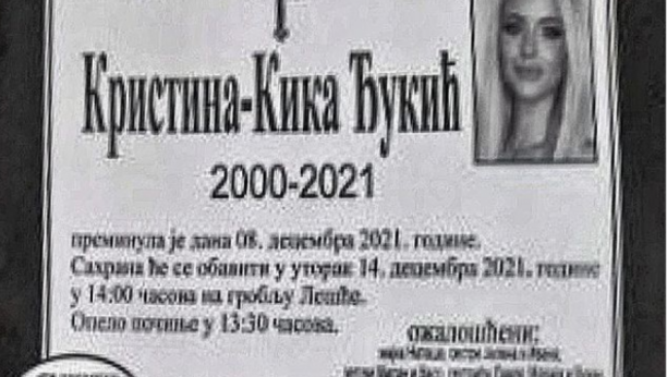 JEZIVO Ovo je prava stravična istina o samoubistvu Kristine Đukić Kike