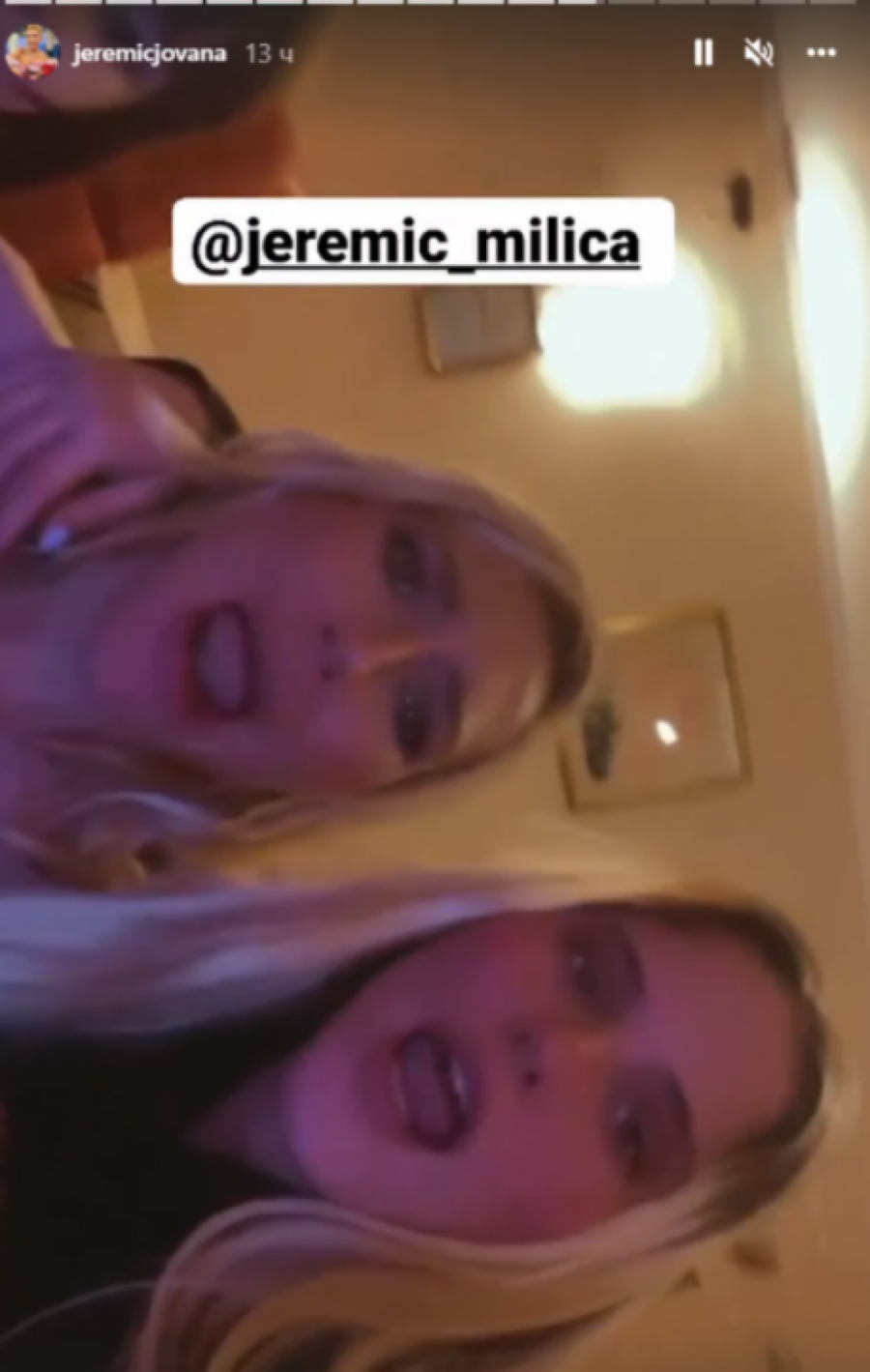 FATALNE PLAVUŠE! Jovana Jeremić pokazala bratanicu, igraju i pevaju u opuštenom izdanju, bez trunke šminke!