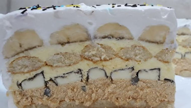 NAJKREMASTIJA POSLASTICA KOJA SE NE PEČE San snova torta, koja svojim magičnim ukusom opravdava ime