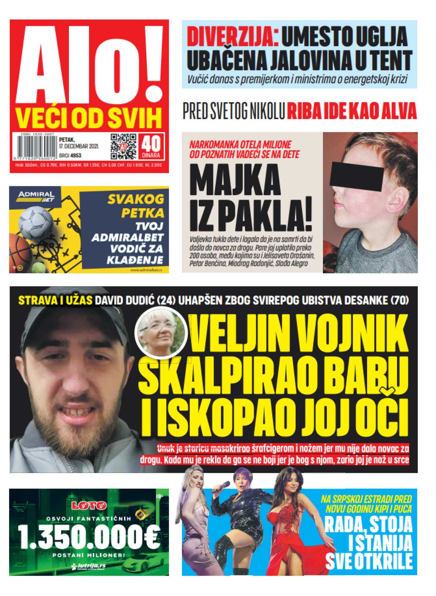 MAJKA IZ PAKLA! ​Narkomanka otela milione vadeći se na dete