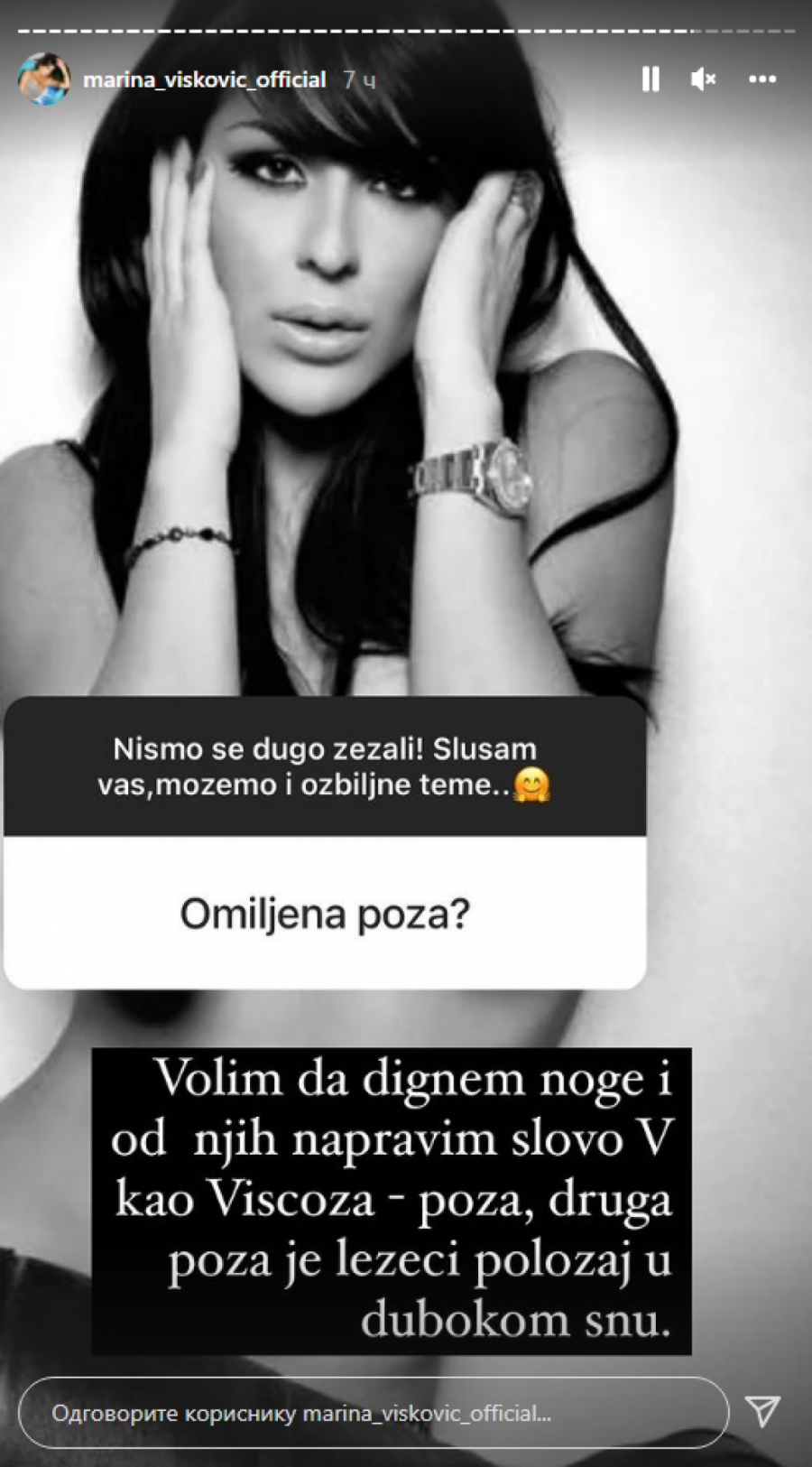 VOLIM DA DIGNEM NOGE! Marina Visković nastavlja da šokira, progovorila o detaljima iz spavaće sobe i sve ostavila bez teksta!