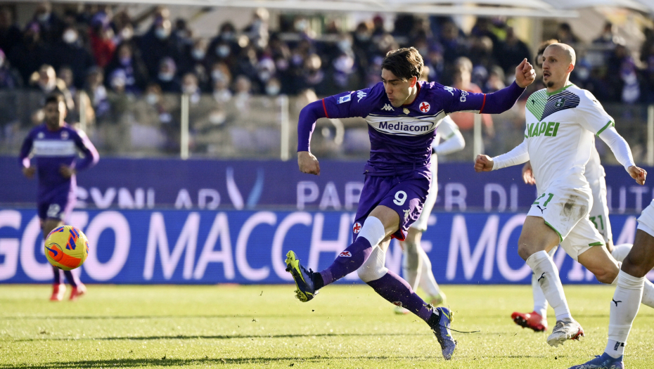 VLAHOVIĆ BLISTAO, FIORENTINI SAMO BOD! Prvi remi "viole" u sezoni! (VIDEO)