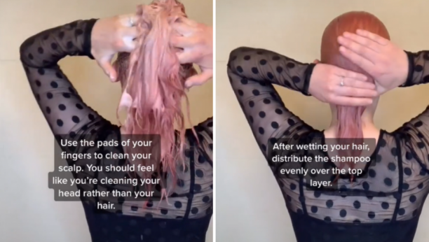 FRIZERKA JE POKAZALA KAKO PRAVILNO OPRATI KOSU