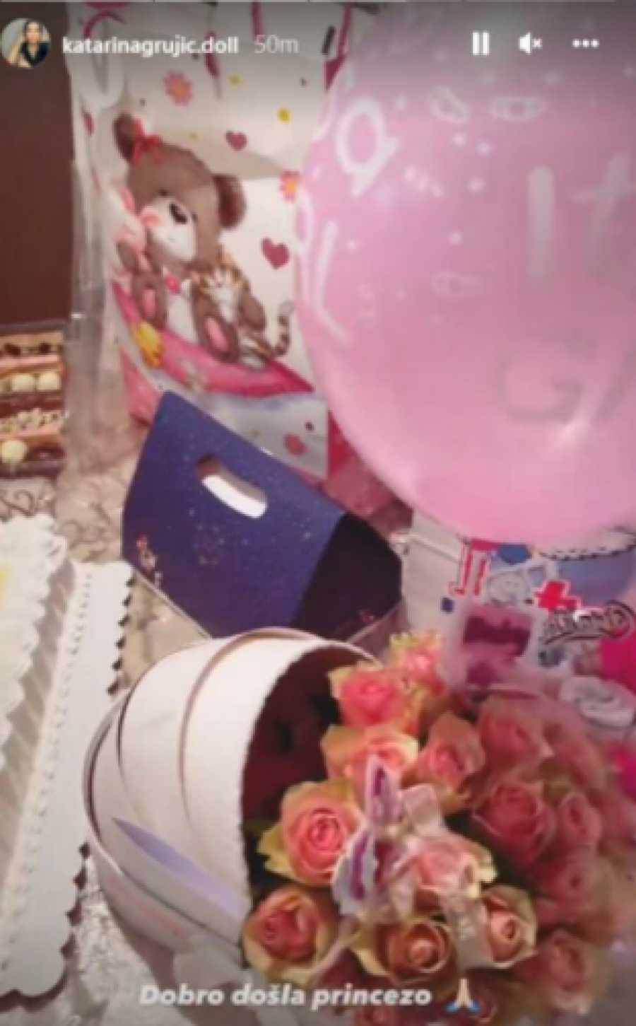 GOZBA ZA PRINCEZU! Evo šta se sve našlo na trpezi Gobeljića nakon što je Katja stigla kući!