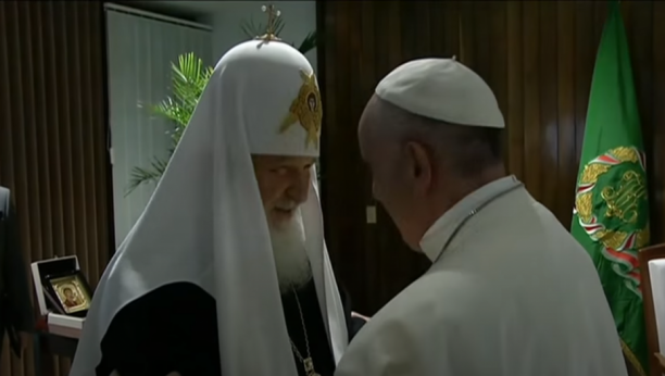 POGLAVARI O UKRAJINI Patrijarh Kiril i papa Franja razmotrili situaciju na terenu