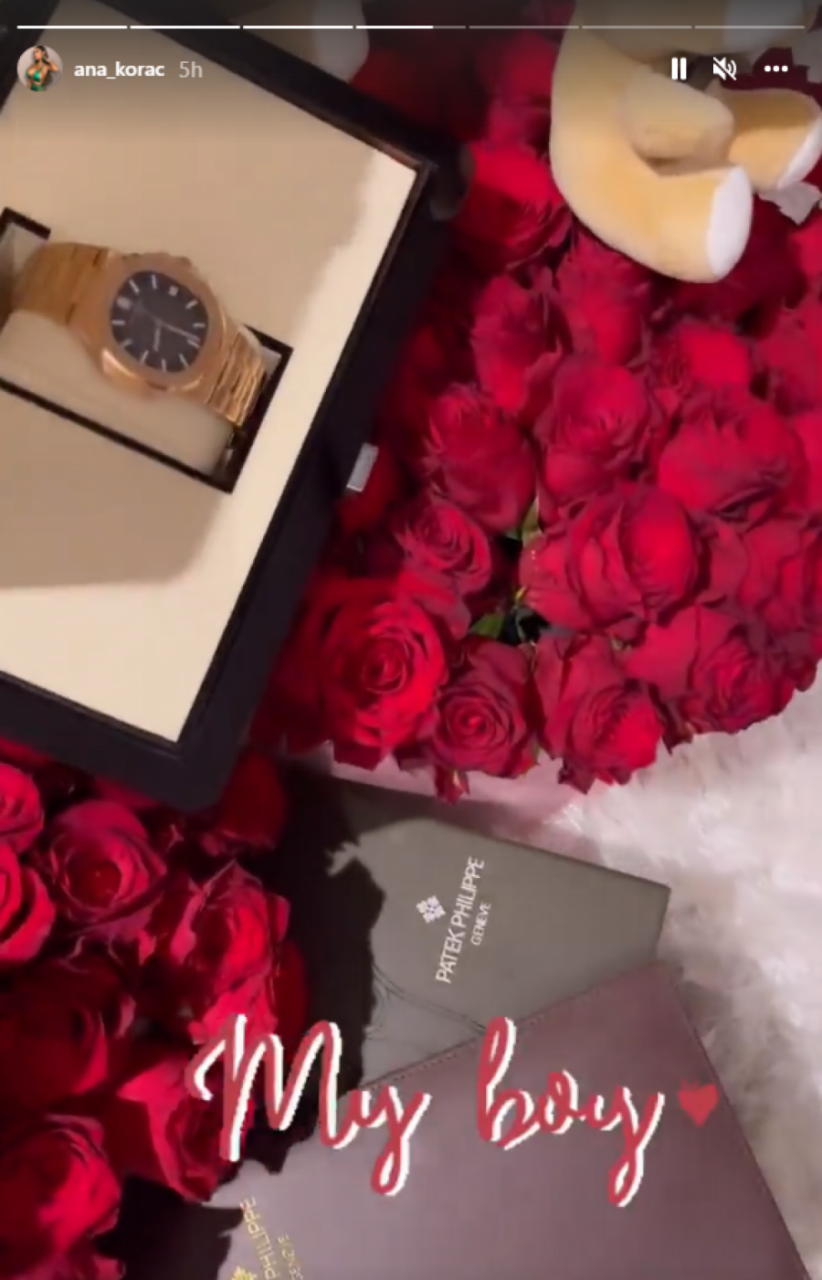 ŠOK! DOBILA SAT U VREDNOSTI PREKO 200.000 DOLARA! Dečko Ane Korać joj poklonio 