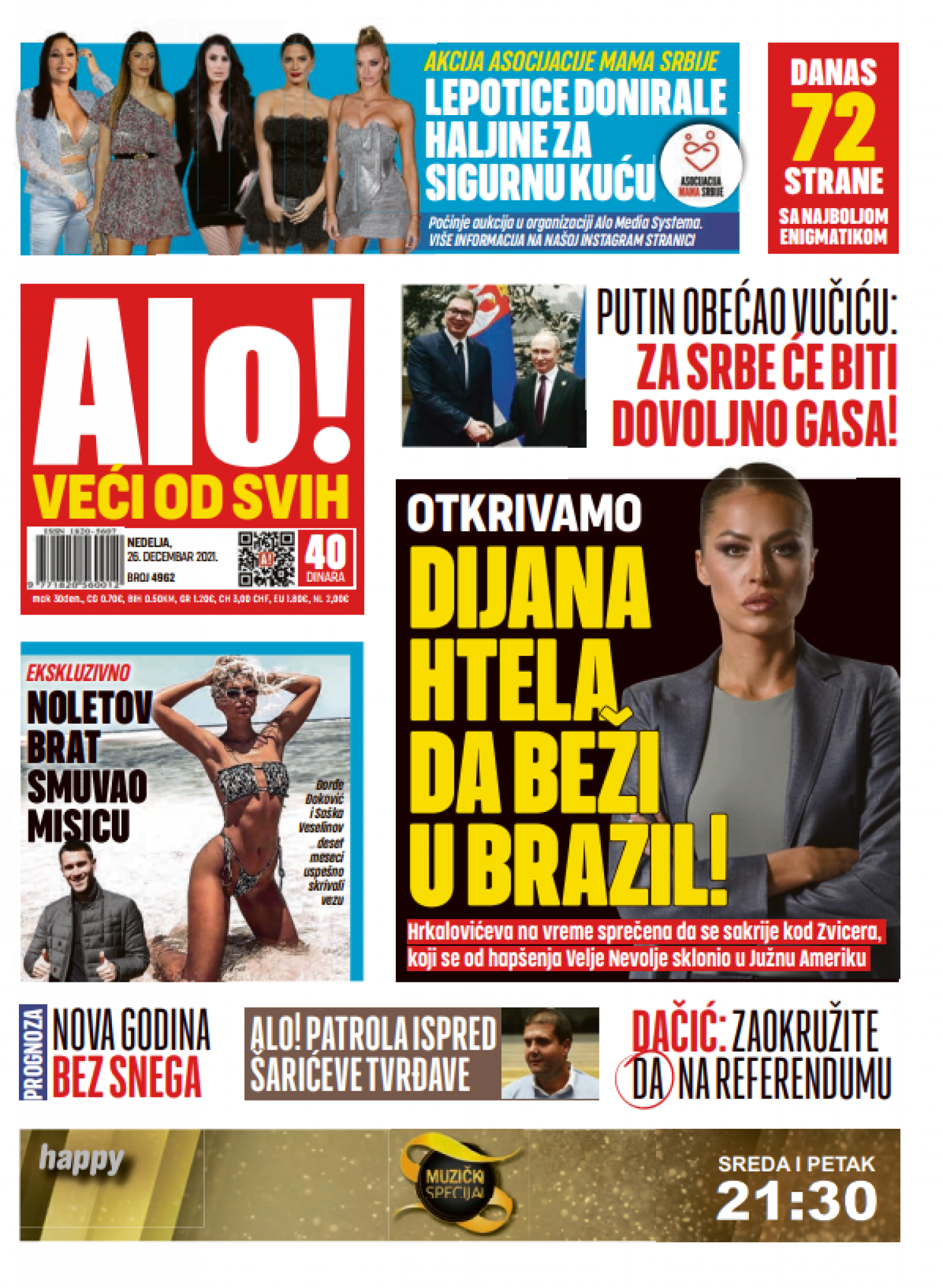 PUTIN OBEĆAO VUČIĆU: Za Srbe će biti dovoljno gasa!