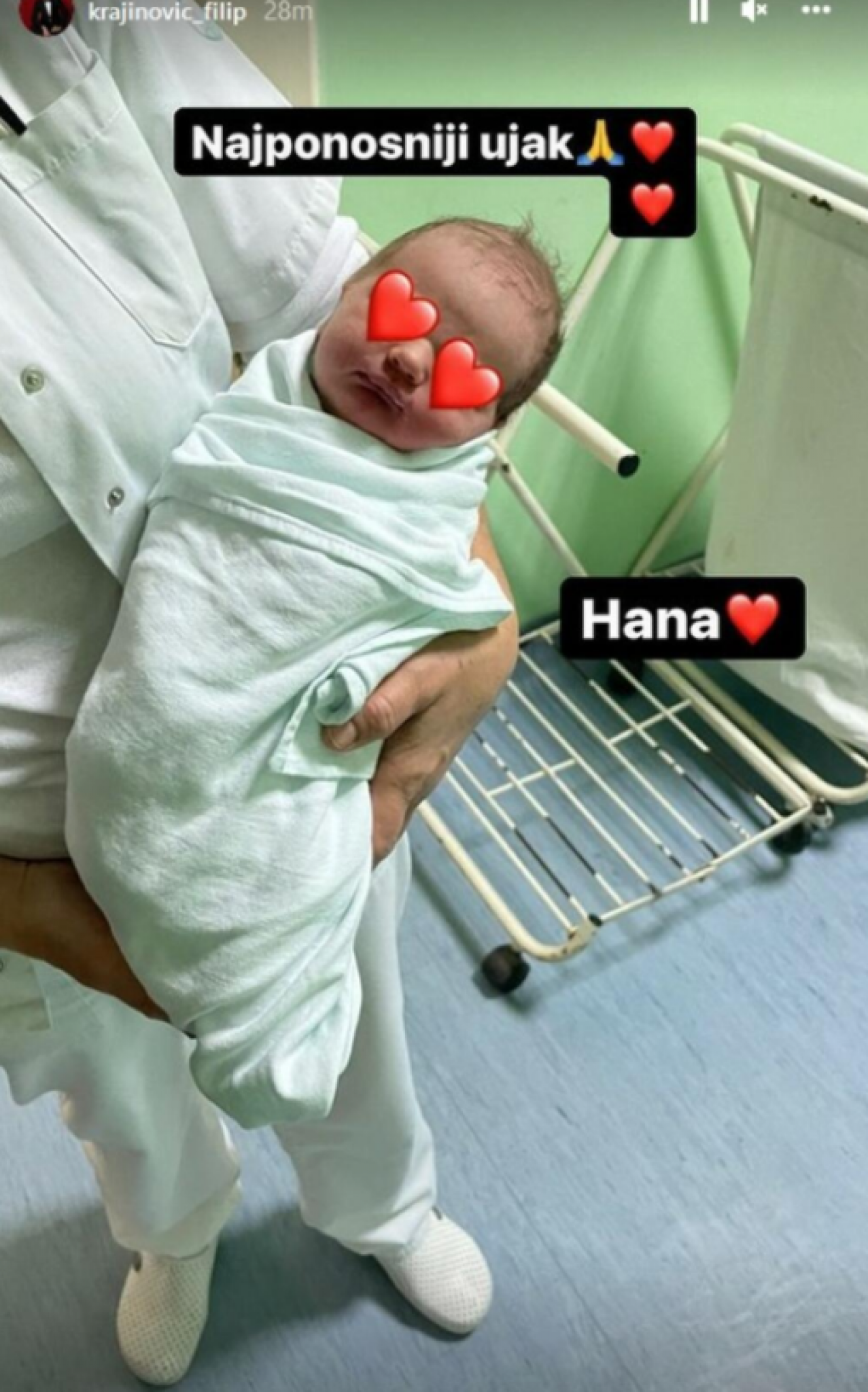 RADOST U PORODICI SRPSKOG TENISERA! Rodila se prelepa devojčica! (FOTO)