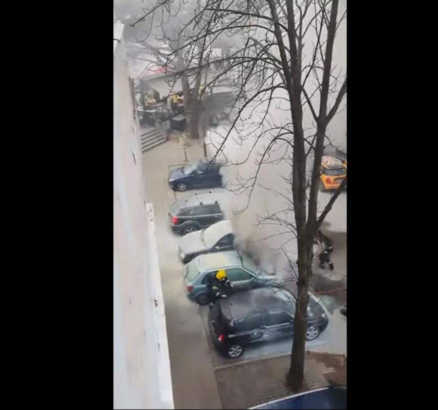 POŽAR ISPRED KUĆE BALAŠEVIĆEVE ĆERKE Vatrogasci na mestu havarije! (FOTO)