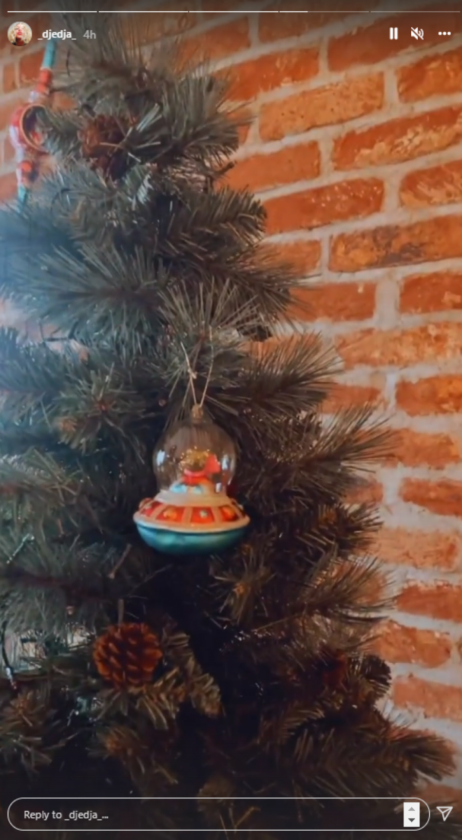 I PETAO JE TU! Andrija Milošević u neočekivanom izdanju dok kiti jelku! (FOTO)