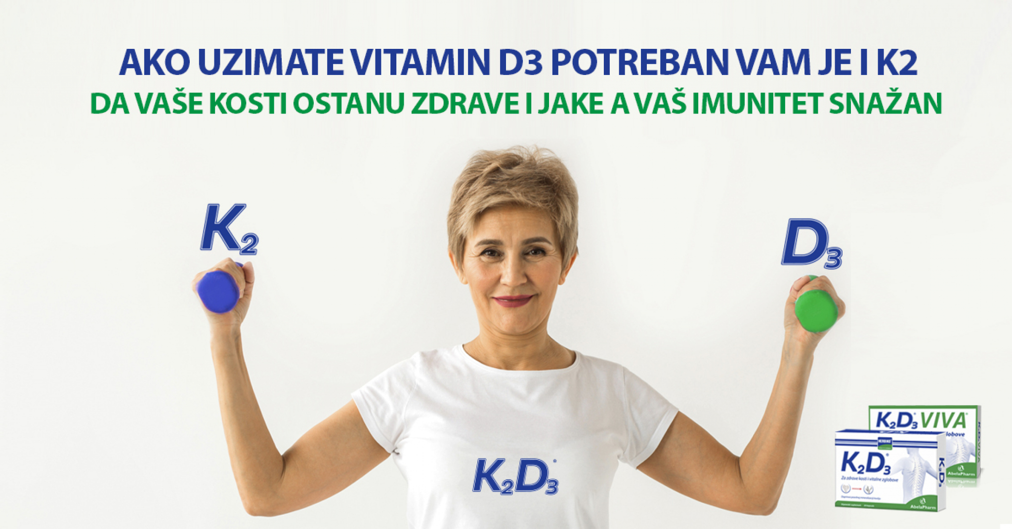 Stručnjaci savetuju -Značaj kombinacije vitamina D3 i K2 za zdrave kosti
