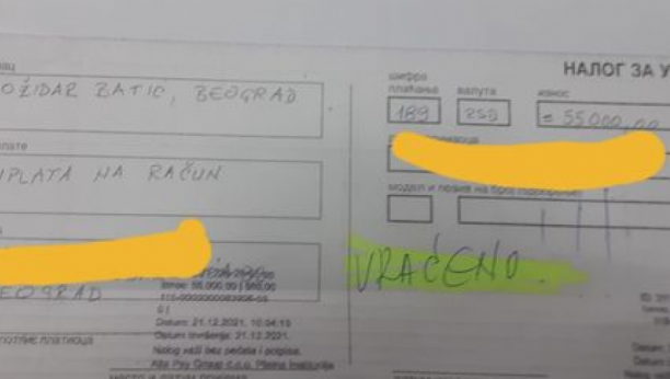 "BOŽIDAR BATIĆ" ŠOKIRAO SRBIJU! Neni na račun legle velike pare - a ono što je usledilo ostavlja bez daha  (FOTO)