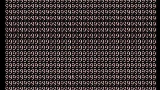 Kažu da samo genijalci mogu pronaći osmicu za manje od minut, da li ste među njima?