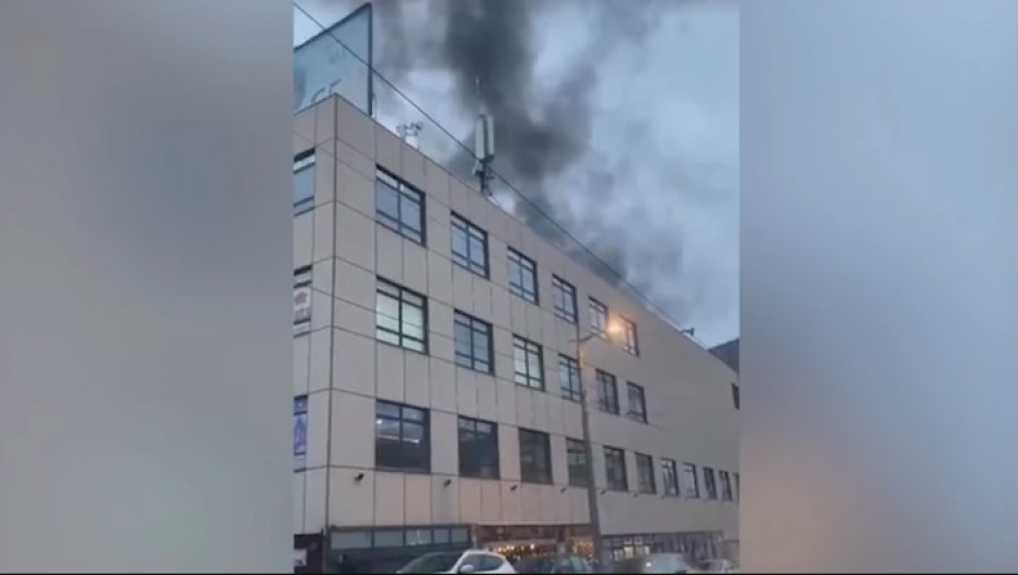GORI TAŠMAJDAN? Gust oblak crnog dima se nadvio nad sportskim centrom (VIDEO)