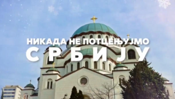 SNS POSLALA PORUKU Kada je ujedinjena, Srbija može i uvek će pobediti (VIDEO)