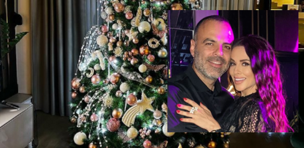 TRUDNA ANA SEVIĆ POKAZALA ĆERKE Lorena i Sena u novogodišnjem izdanju sede pored jelke, ovaj prizor je sve raznežio!