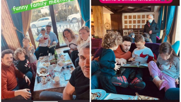 VRLO RELAKSIRANO Dritan sa porodicom uživa na Zlatiboru