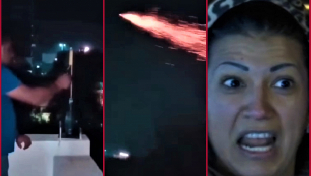 ŠTA RADIŠ ČOVEČE?! Pokušao da zapali novogodišnju raketu, pa je lansirao komšiji u stan! (VIDEO)