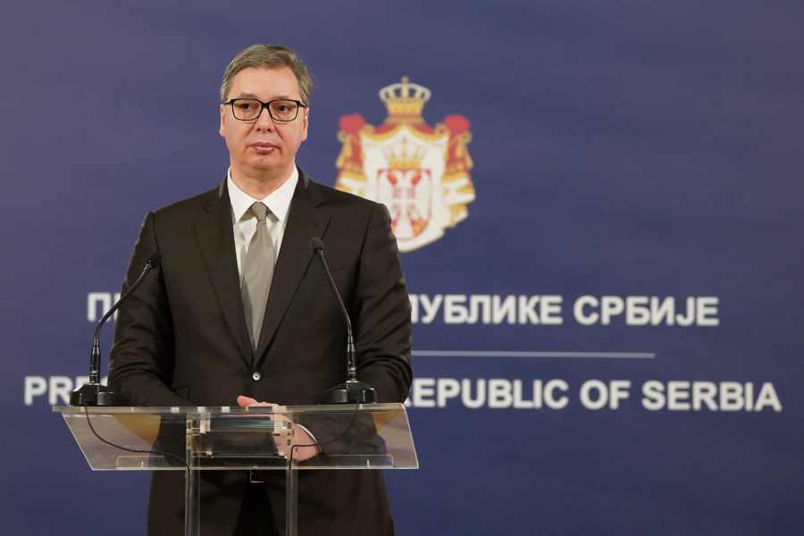 PROSLAVA BADNJEG DANA U PREDSEDNIŠTVU Vučić sa srpskom decom iz Hrvatske: Budite uvek ponosni na svoje ime i prezime (FOTO/VIDEO)