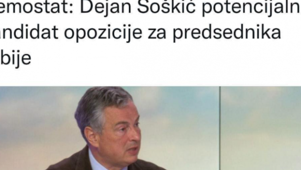 DEJAN ŠOŠKIĆ KANDIDAT ZA PREDSEDNIKA SRBIJE? Nakon ove vesti evro skočio 20 dinara!