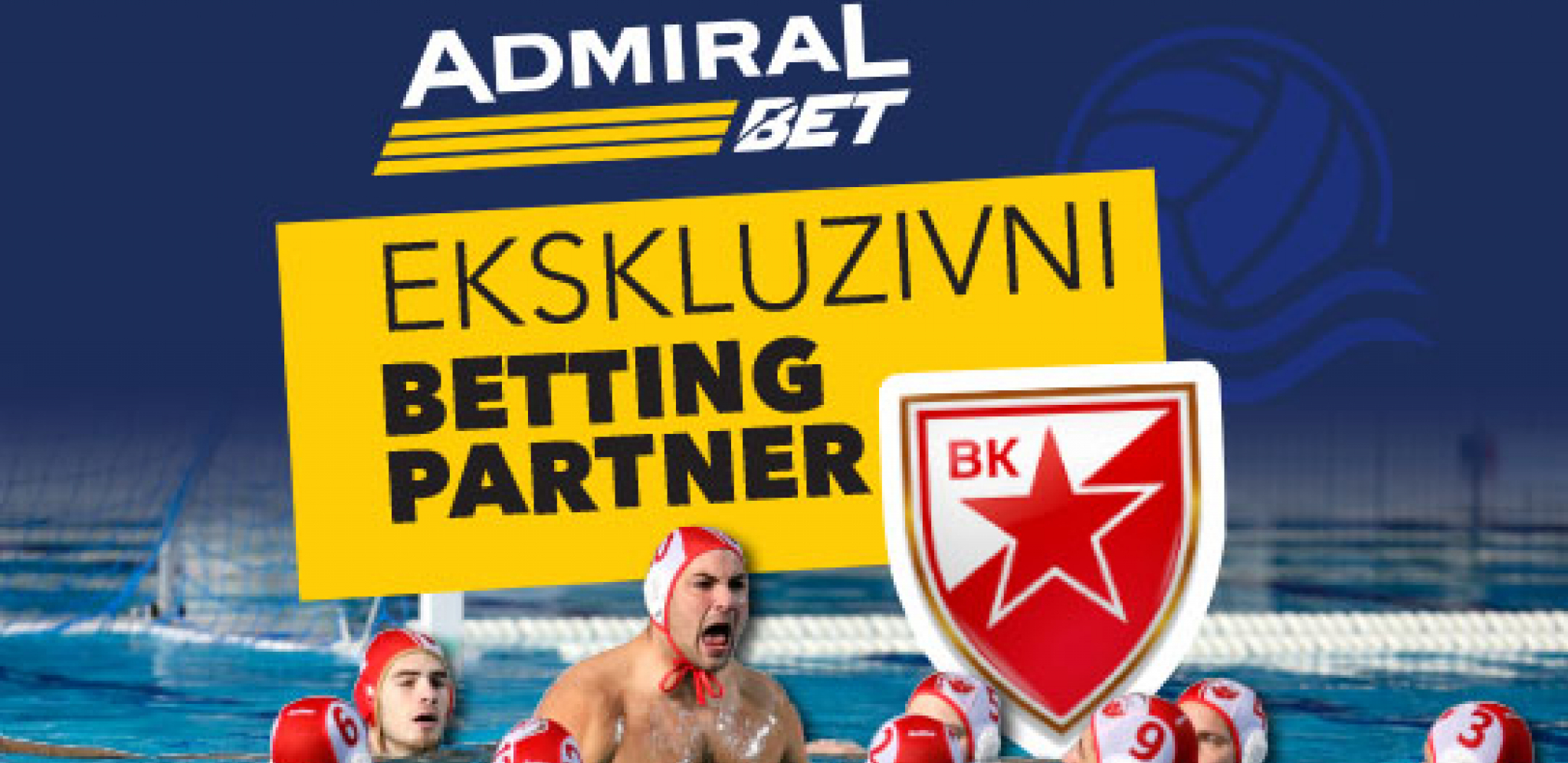 Za bazen pun trofeja - Saradnja AdmiralBet i VK Crvena zvezda!