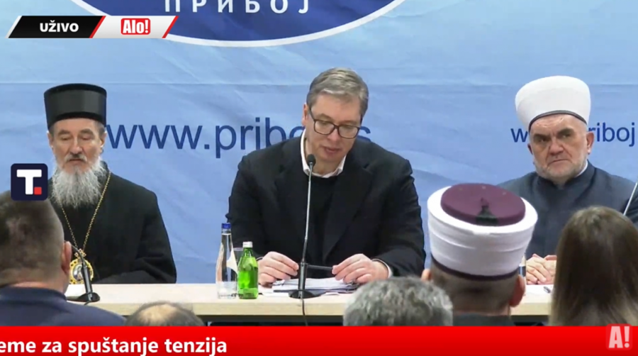 VUČIĆ U PRIBOJU Predsednik obišao svetinje u pribojskom kraju (VIDEO)